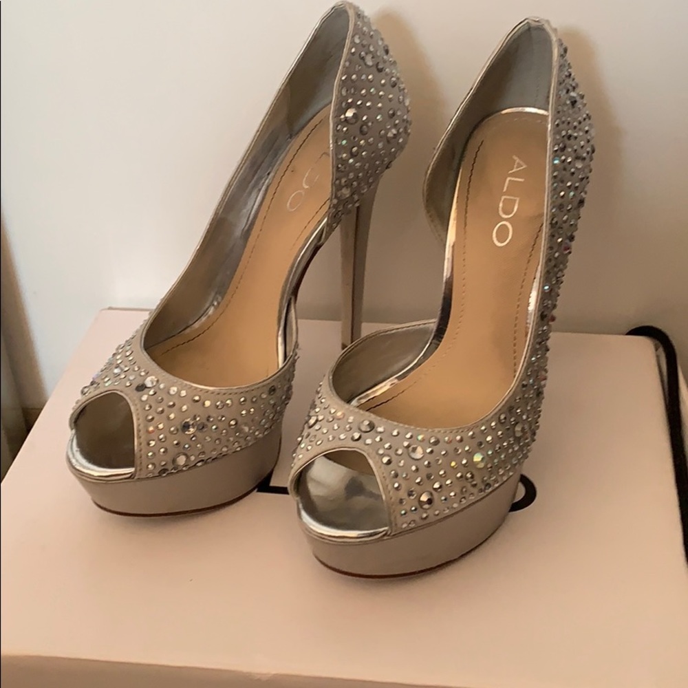Silver heels